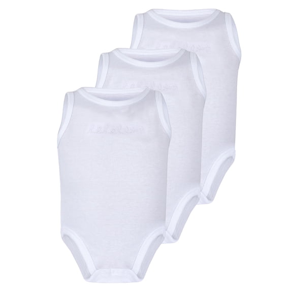 Buyless Fashion Baby Boy Girl Unisex White Tagless Onesies In Soft Cotton