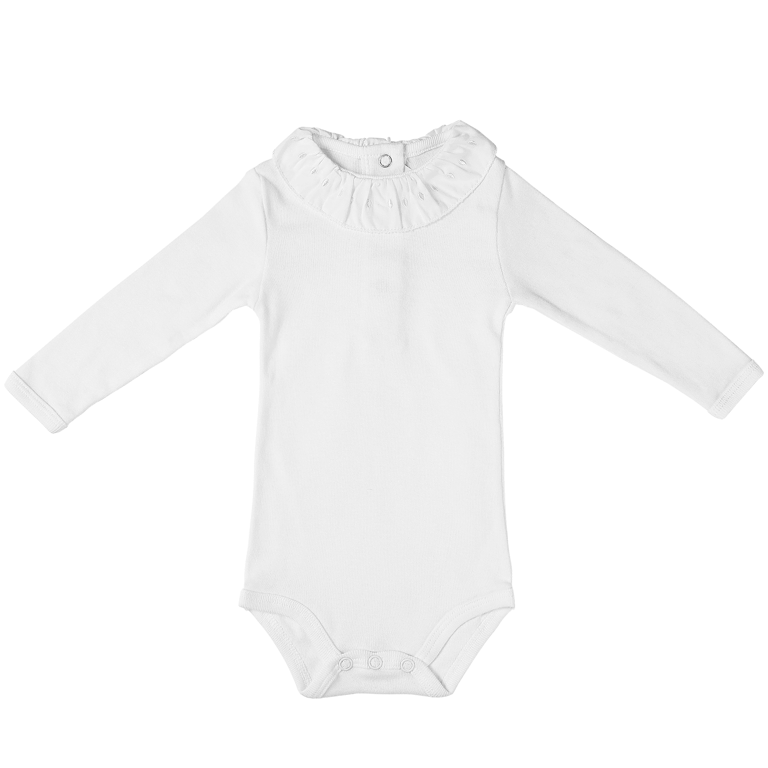 Buyless Fashion Baby Girls Bodysuit With Short Or Long Sleeves Cotton