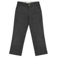 thumbnail image 1 of Buyless Fashion Boys Pants Flat Front Fit Casual Corduroy Solid Color - 19W1824-CHG-5 Charcoal Gray, 1 of 7