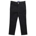 thumbnail image 1 of Buyless Fashion Boys Pants Flat Front Slim Fit Casual Corduroy Solid Color - 19W1824-F-BLK-6 Black, 1 of 7
