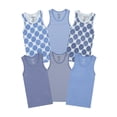 thumbnail image 1 of Buyless Fashion Boys Scoop Neck Tagless Undershirts Soft Cotton Tank Top  (6 Pack)  9-10, 1 of 7