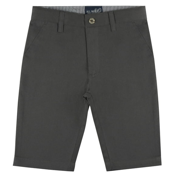 Buyless Fashion Boys Shorts Pants Flat Front Cotton Casual Straight Cut - 18S1624-S-CHG-8