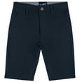 thumbnail image 1 of Buyless Fashion Boys Shorts Pants Flat Front Cotton Casual Straight Cut - 18S1624-S-NVY-3, 1 of 7
