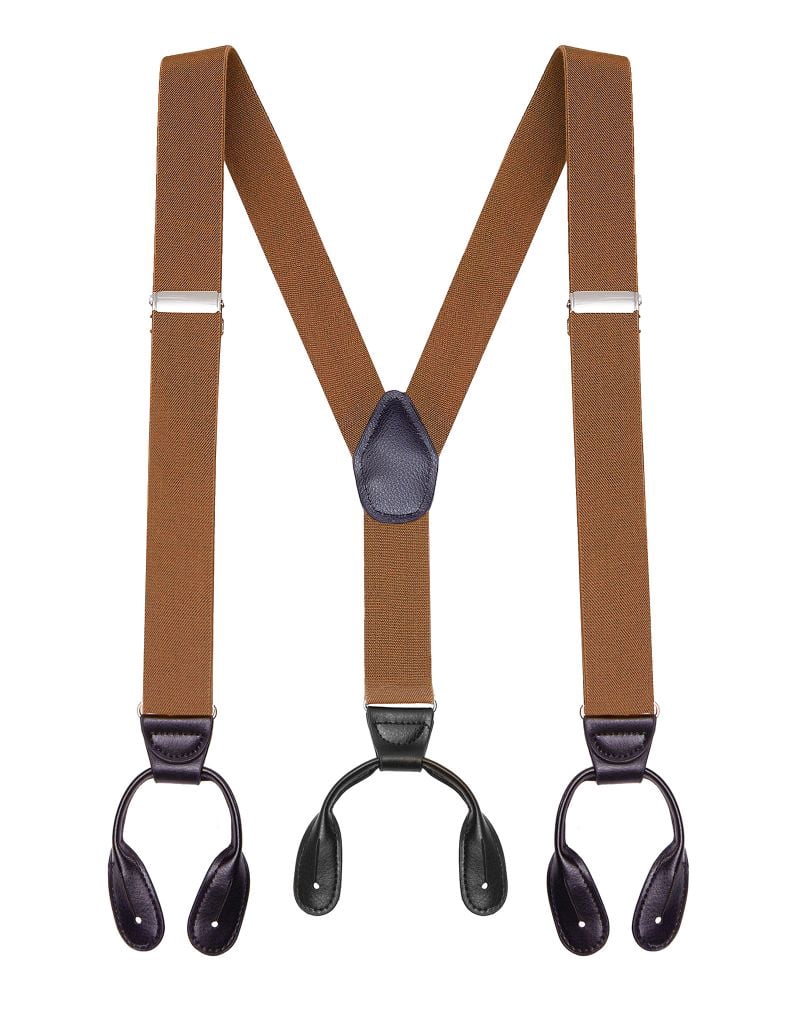 Decalen Bretelles pour homme larges extra résistantes 4 cm - Avec 3