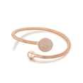 thumbnail image 1 of Buyless Fashion Girls Bangle Bracelet White Stones Circle Shape Jewelry, 1 of 7