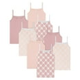 thumbnail image 1 of Buyless Fashion Girls Tagless Cami Scoop Neck Pink Polka Dot Undershirts Cotton Tank (8 Pack) - TW21-8-GDST-2-3, 1 of 7