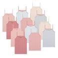 thumbnail image 1 of Buyless Fashion Girls Tank Tops - Sleeveless Cami Tanks Cotton Undershirts for Dance Gymnastics, Kids & Toddler Size (12 Pack) 1-2, 1 of 7