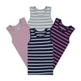 thumbnail image 1 of Buyless Fashion Girls Tank Tops - Sleeveless Cami Tanks Cotton Undershirts for Dance Gymnastics, Kids & Toddler Size (4 Pack), 1 of 7