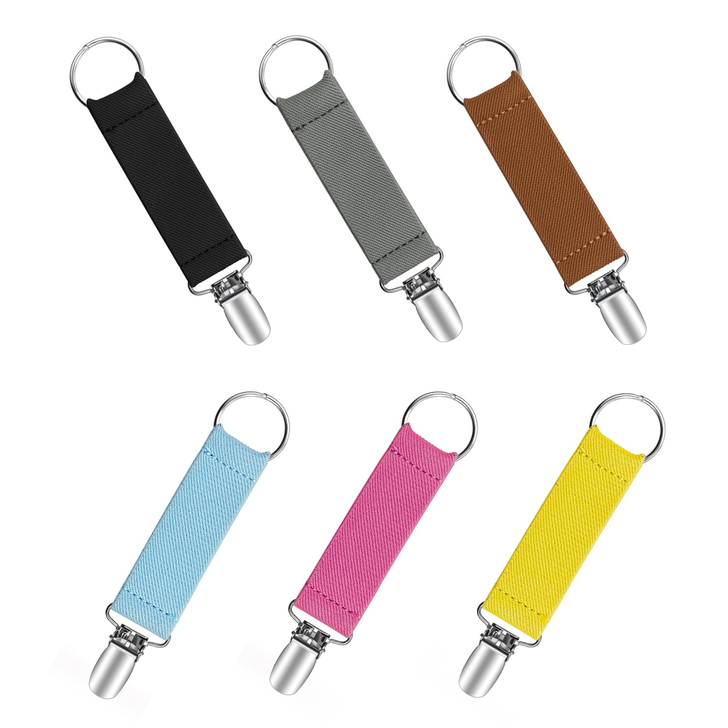 8246 6pcs Hat Clip For Travel Elastic On Bag Luggage Kids Women Buyless Fashion Hat Clip For Travel Elastic Fabric Friendly  main image 2