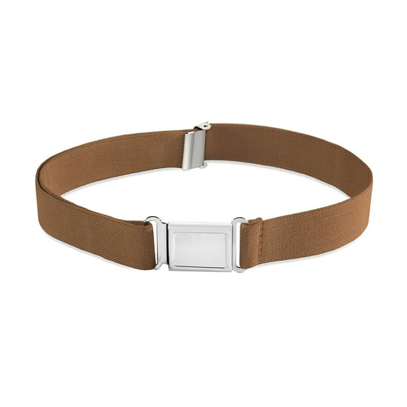 Buyless Fashion Kids Boys Toddler Adjustable Elastic Dress Stretch Belt with Flat Magnetic Buckle