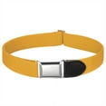 thumbnail image 1 of Buyless Fashion Kids Toddlers Baby Adjustable Elastic Dress Stretch Belt with Silver Buckle - 5096-Mustard, 1 of 7