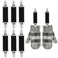 thumbnail image 1 of Buyless Fashion Mitten Clips Elastic Glove Clip Toddler Scarf Clip Heavy Duty Coat Clips for Kids And Adults - 6 Pack, 1 of 8