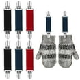 thumbnail image 1 of Buyless Fashion Mitten Clips Elastic Glove Clip Toddler Scarf Clip Heavy Duty Coat Clips for Kids And Adults - 6 Pack, 1 of 8