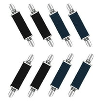 Buyless Fashion Mitten Clips Elastic Glove Clip Toddler Scarf Clip Heavy Duty Coat Clips for Kids And Adults - CLP-MT-8-BLK/NVY