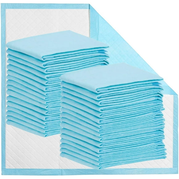 Buyockss Disposable Incontinence Pads 40 Count 32" x 36" Quilted Underpad Premium Absorbency 1000ML