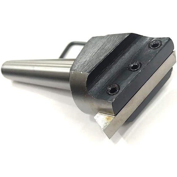 Buyohlic 2" Inch Head Fly Cutter with MT3 Shank (M12 x 1.75 Drawbar) & HSS M2 5/16" x 3" Inch Tool Bit
