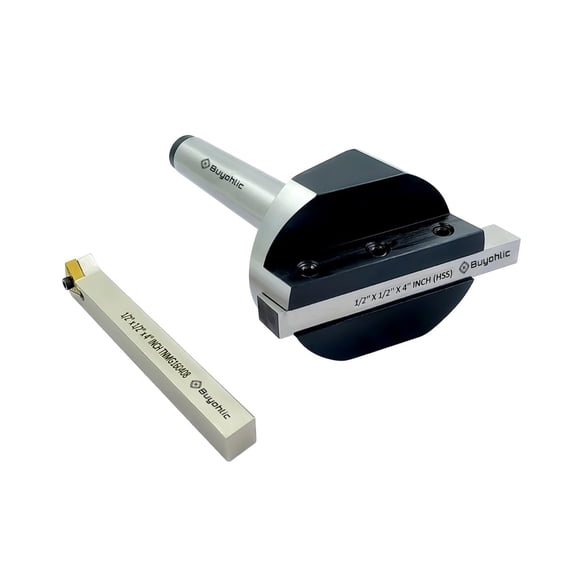 Buyohlic 3" Fly Cutter for Milling & Lathe Machine (MT2-Drawbar (M10x1.5) W/HSS +Indexable Bit)
