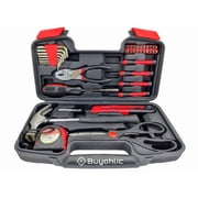 Buyohlic 39-Piece Starter Tool Kit   General Household Tools with Plastic Toolbox Case