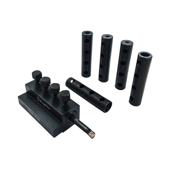 Buyohlic Boring Bar Holder with Interchangeable Sleeves – Precision Tool Holder for CNC & Lathe Machines (16 x 16 mm)