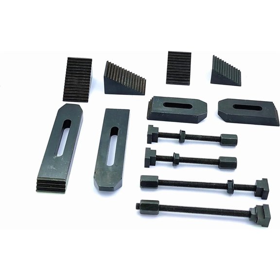 Buyohlic Clamp Kit For Rotary Tables, Milling Tables, Face Plates & Vertical Slide (24 pcs Clamp Kit- 6mm)