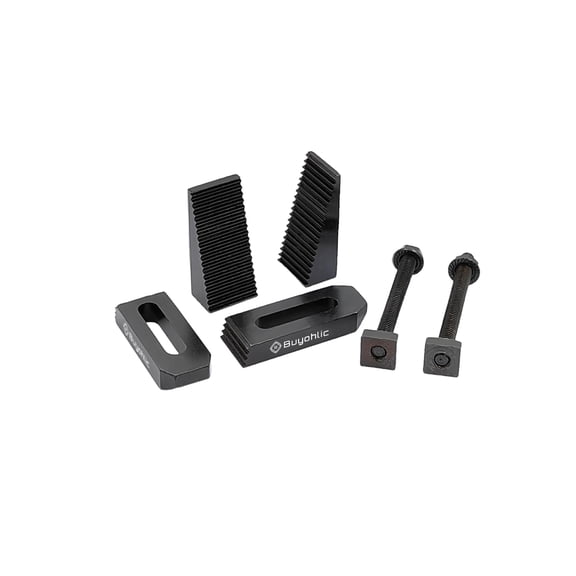 Buyohlic Clamp Kit For Rotary Tables, Milling Tables, Face Plates & Vertical Slide (M8 Clamp Kit)