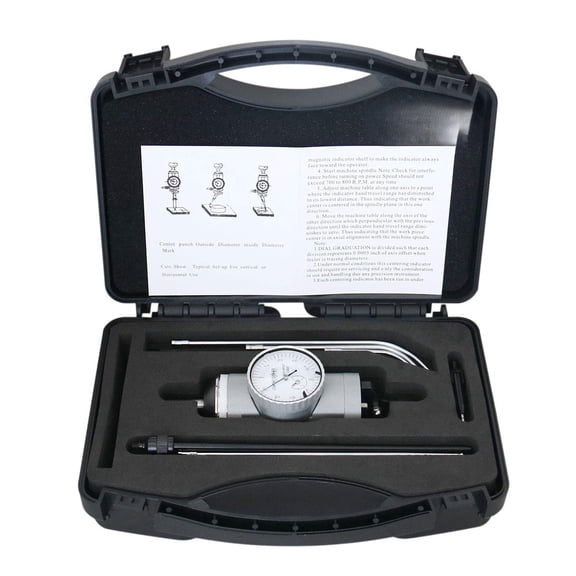 Buyohlic Coaxial Alignment Centering Indicator, 00.15" Range, 0.0005" Graduation Precision Tool