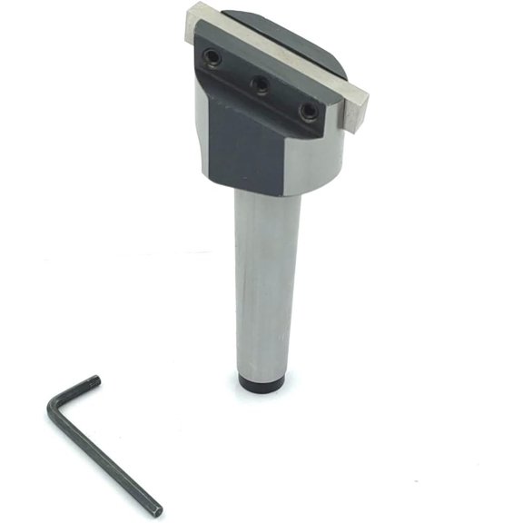 Buyohlic Fly Cutter MT2 Shank M10 Drawbar Thread with 5/16 HSS Tool Bit