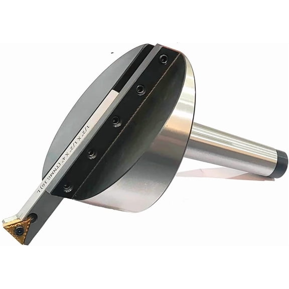 Buyohlic Large Head Size 4" Inch/ 100 mm Diameter Fly Cutter ((MT2 Shank (M10 x 1.5 Drawbar)))