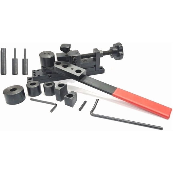 Buyohlic Mini Universal Bending Bender Manual Mounting Bending Machine DIY Metal Machine Curved Wire Bending Steel Plate