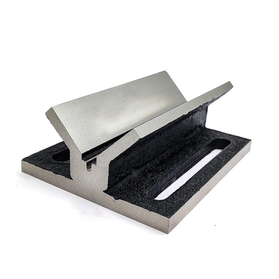 Buyohlic SGI V Block Jig Fixture For Center Drilling of A Round Work-piece 2" Capacity Unbreakable