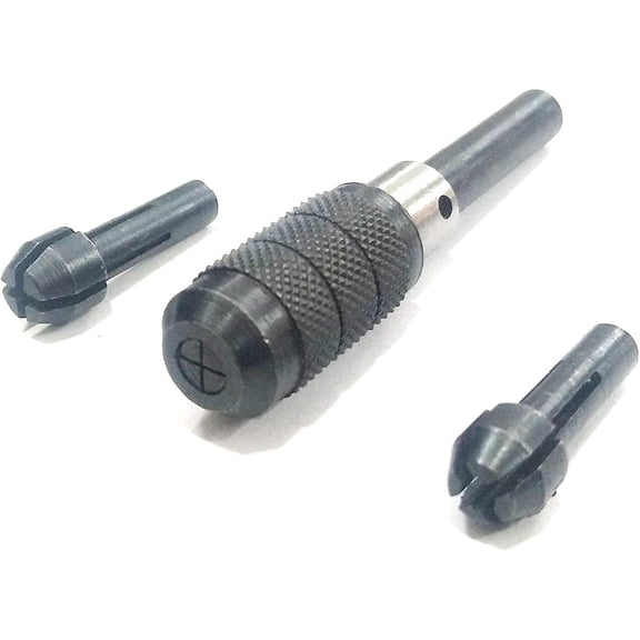 Buyohlic Set of 3 Pcs Pin Chuck Set-Capacity: 0"-1/32", 1/32"-1/16", 1/16"-3/32"-Small Drill Bits