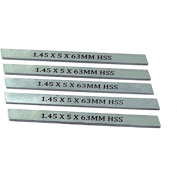 Buyohlic Set of 5 HSS Spare Parting Blades for Mini Cut Off Tool Holders 6,8, 10 mm Shank Sizes