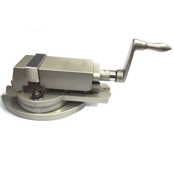 Buyohlic Swivel Base Milling Machine Vise Swivel, Tilting, Angle Vice (3" Inch (Jaw Width 75 mm))