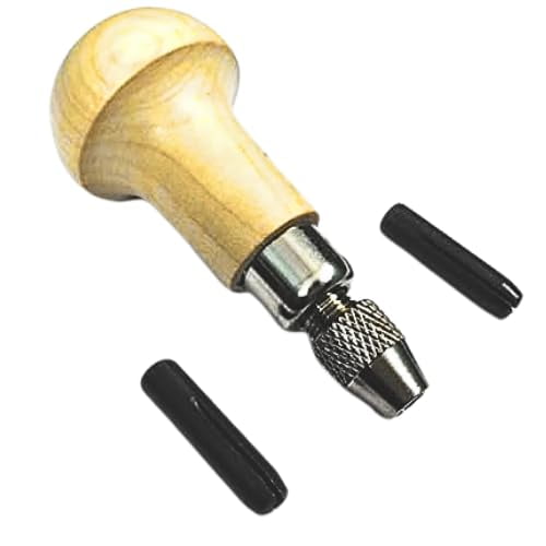 Buyohlic Wood Working Easy Palm Grip Pin Vice Vise/Capacity starting from 0 to 3 mm (Round)