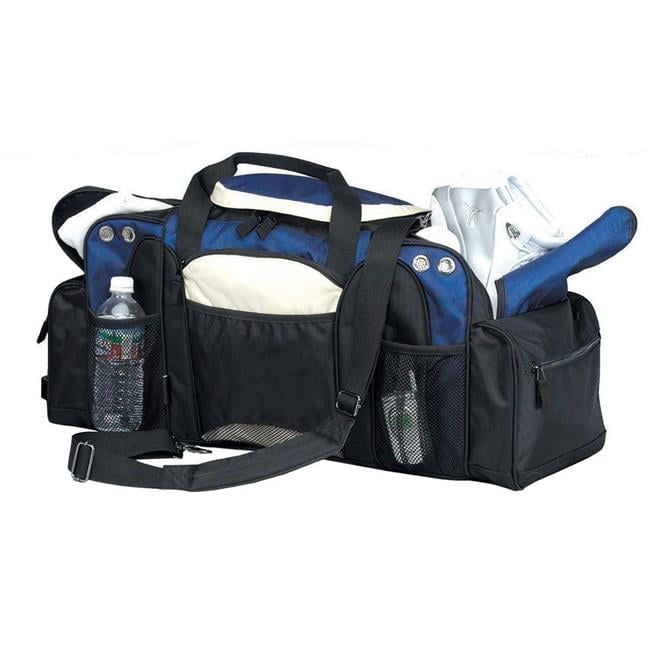 Buysmartdepot 9539 Blue Spacious Gym Sport Duffel with Shoe Pocket, Blue - Large