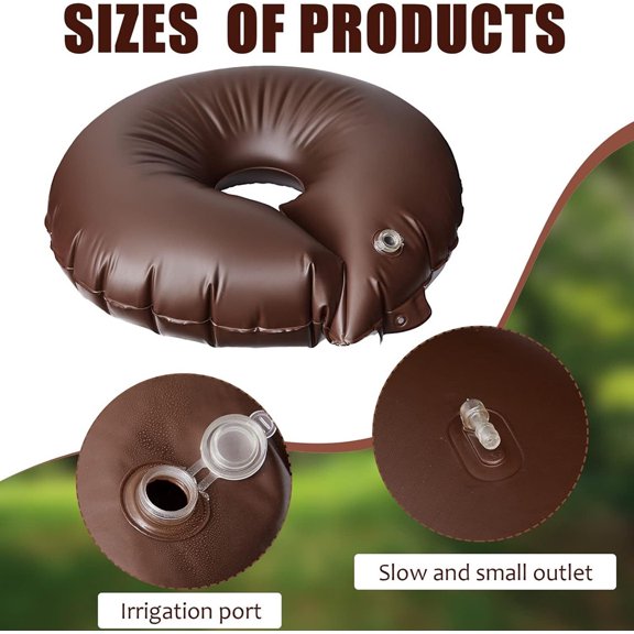 Buytoshop 2Pack 15 Gallons Tree Automatic Watering Ring Bag with Heavy Duty Locking Zipper