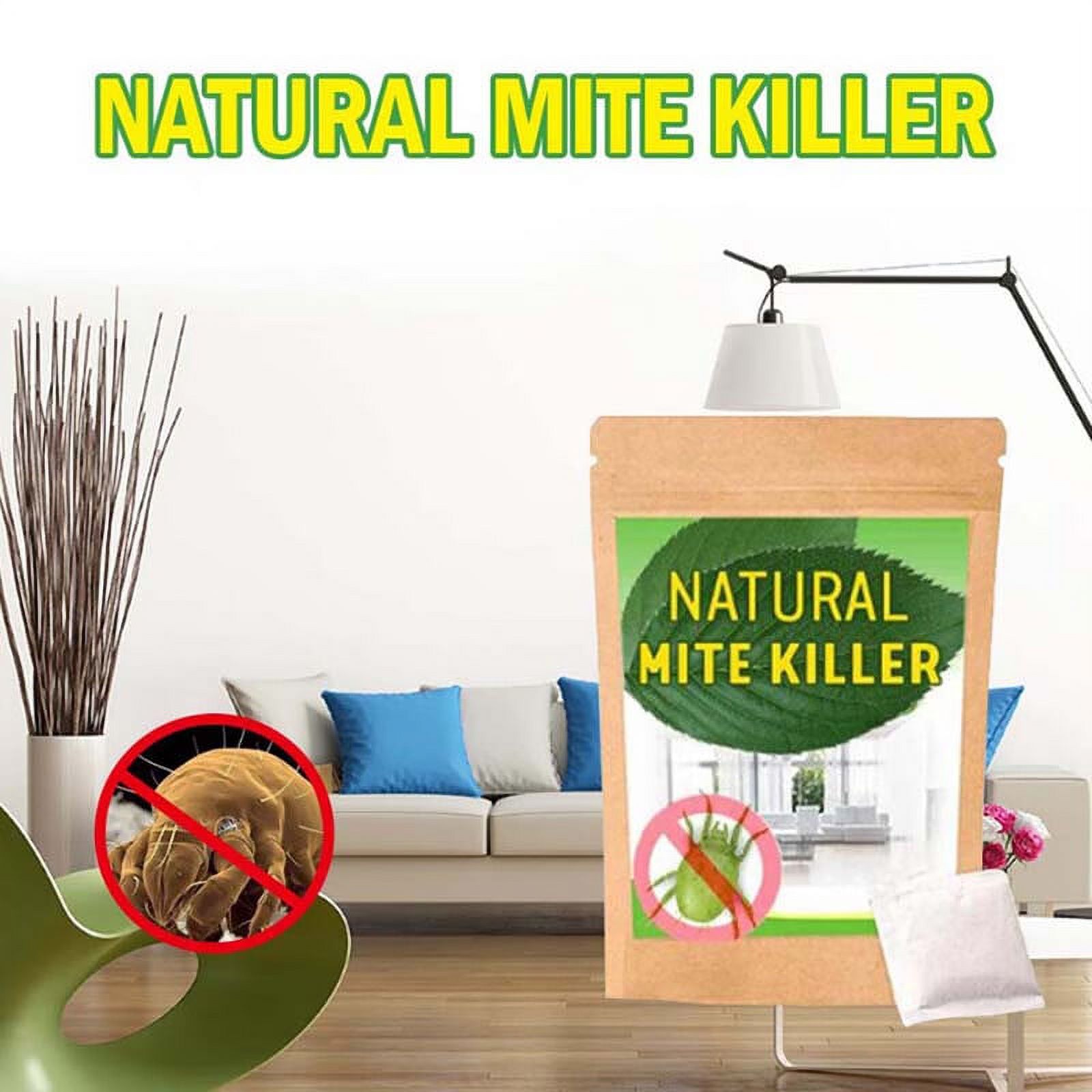 Buytra 10Pcs/Set Bags Dust Mites Killer Mite Eliminator Natural For Bed