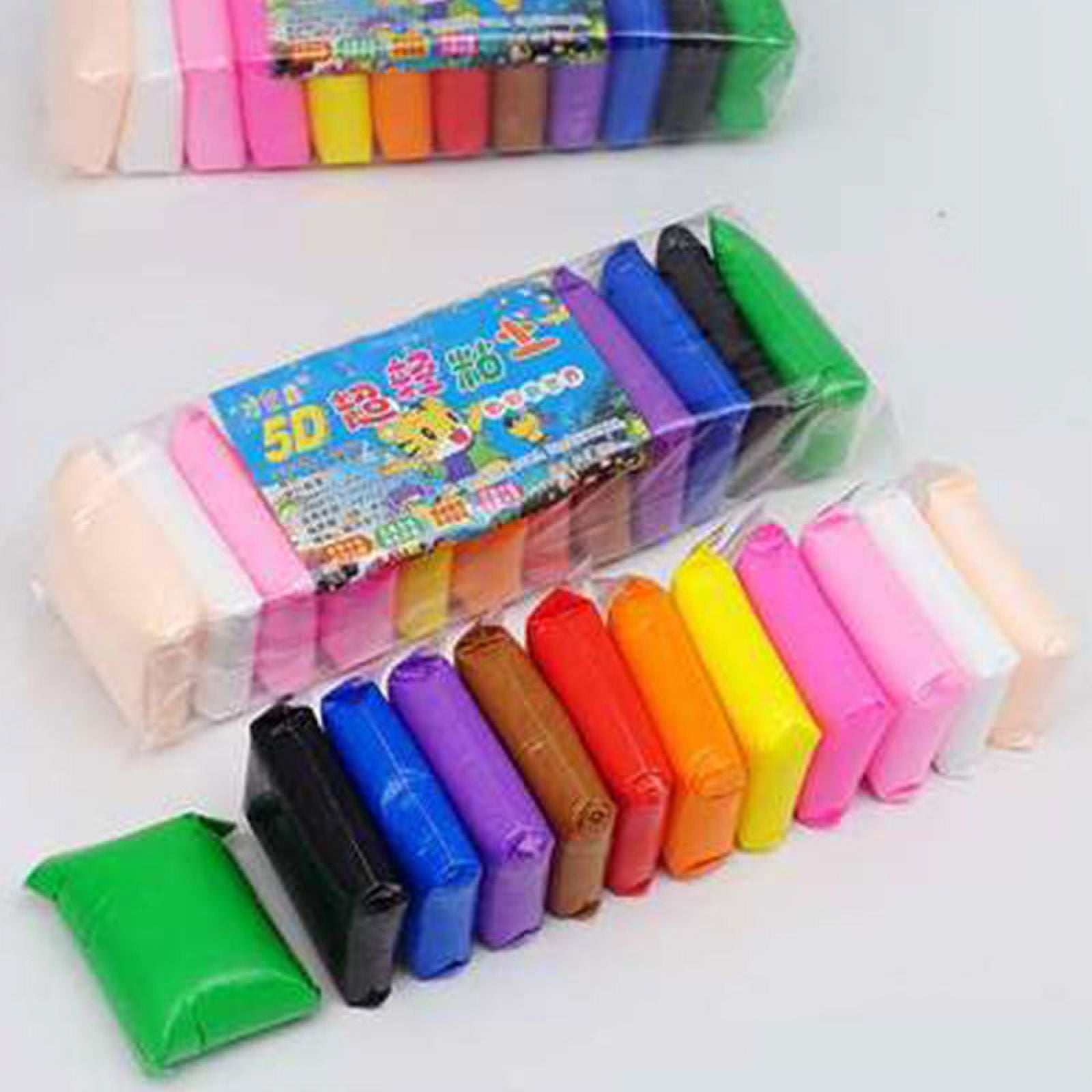 Buytra 12 Color set Light Clay Toys Air Dry Polymer Plasticine Modelling Clay