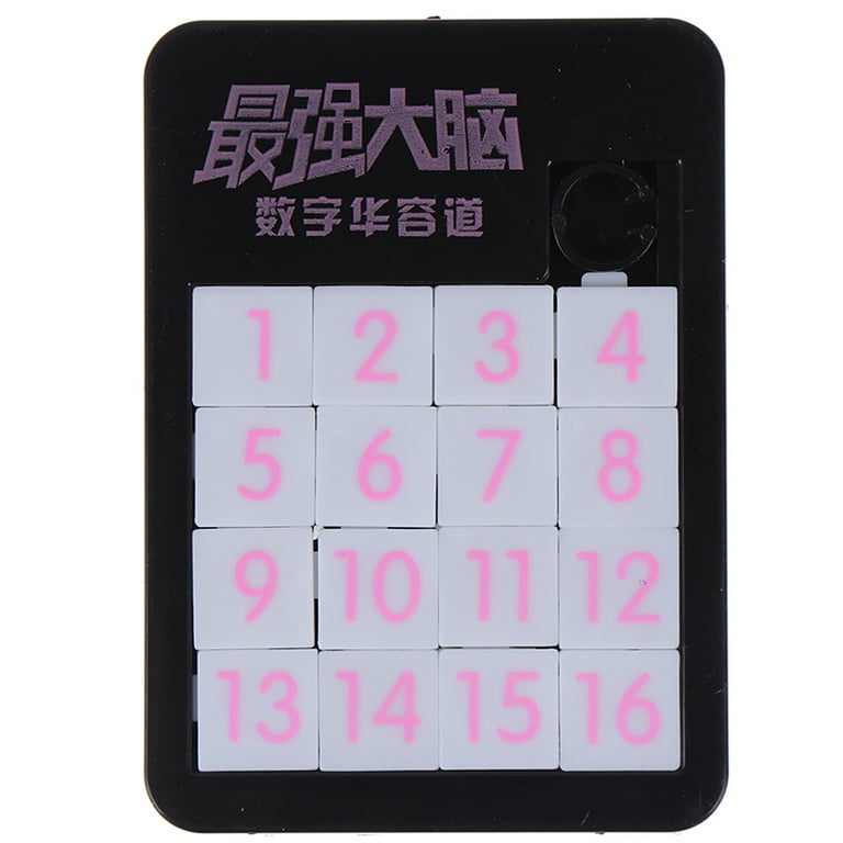 Buytra 1Pcs 3D Slide Puzzle Numbers Alphabets Learning Jigsaw Game Toys Puzzles Gift