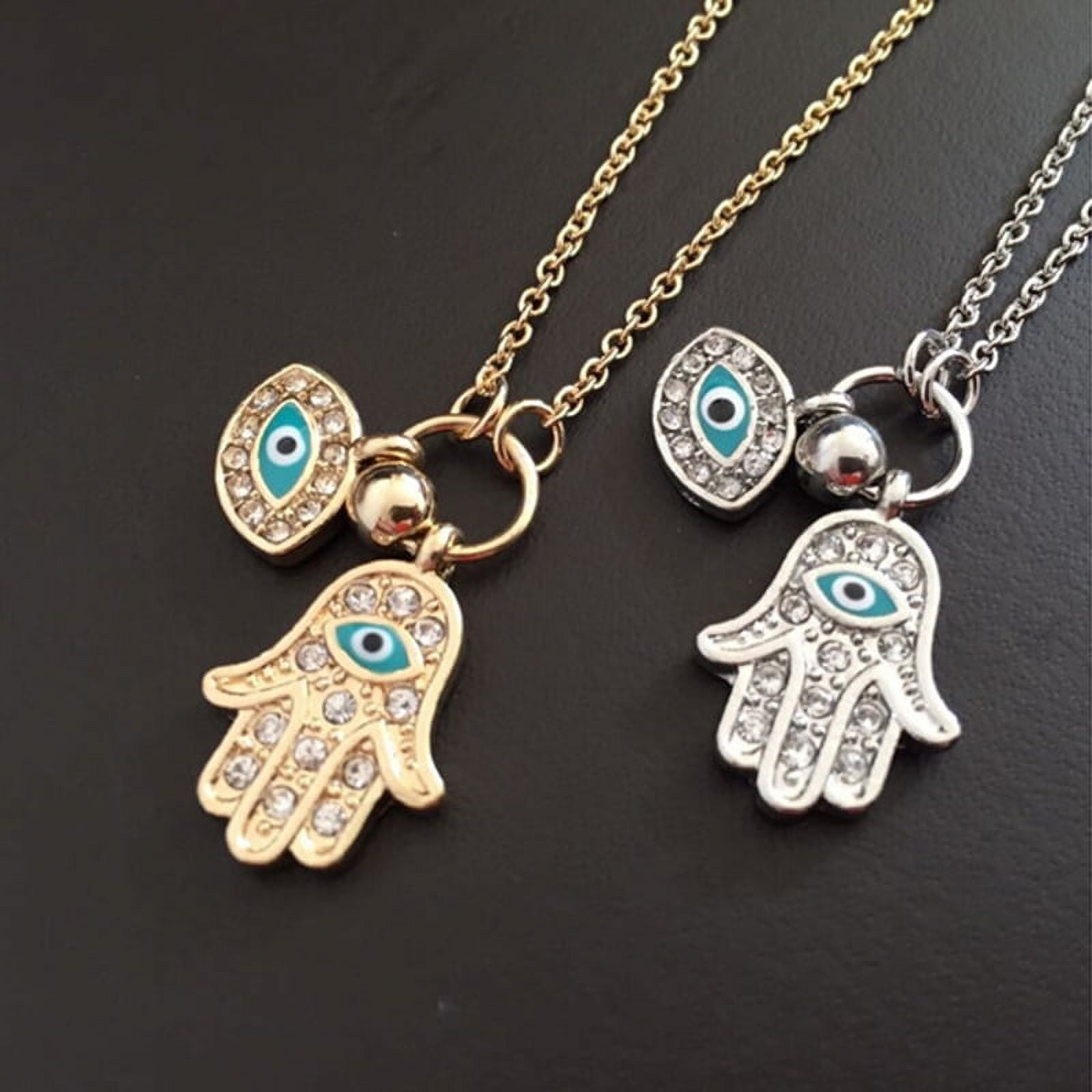 Hand palm best sale necklace