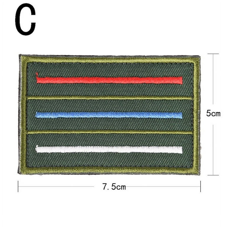 Velcro Patches Russian Flag, Russian Flag Clothes Patch