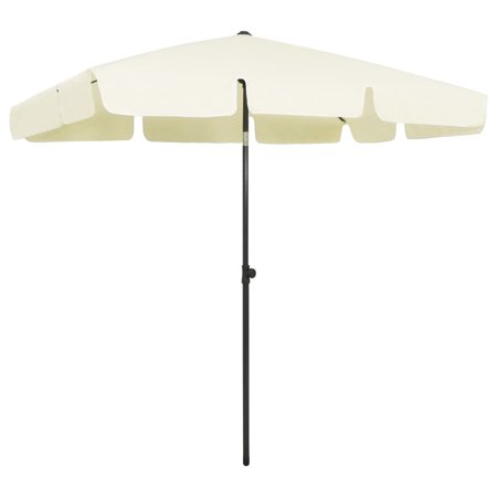 Buyweek Beach Umbrella Sand Yellow 78.7"x49.2"