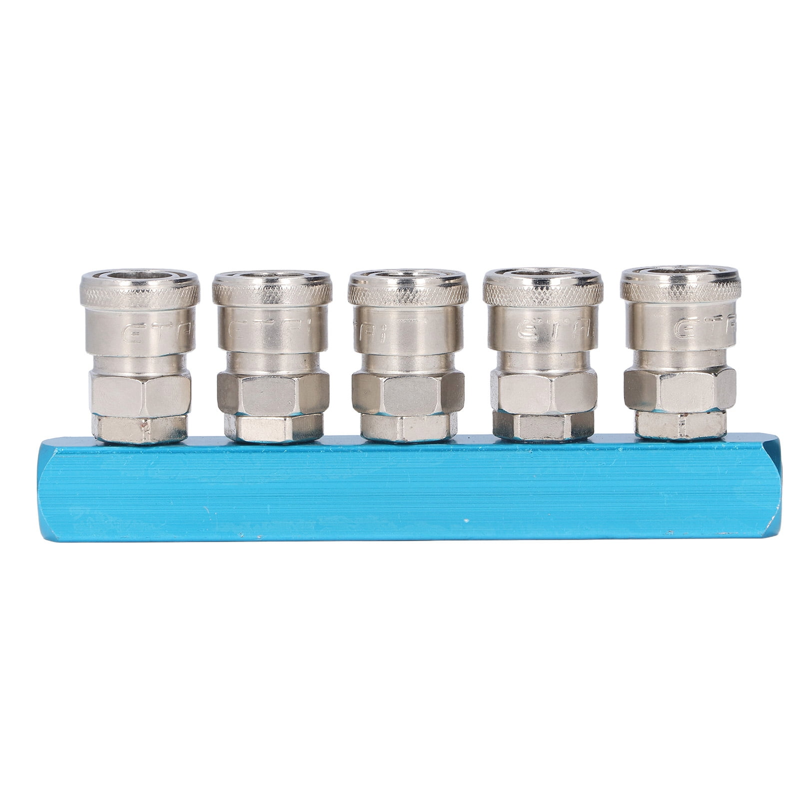 Buyweek G1/4 Air Distribution Block Straight Air Hose Splitter