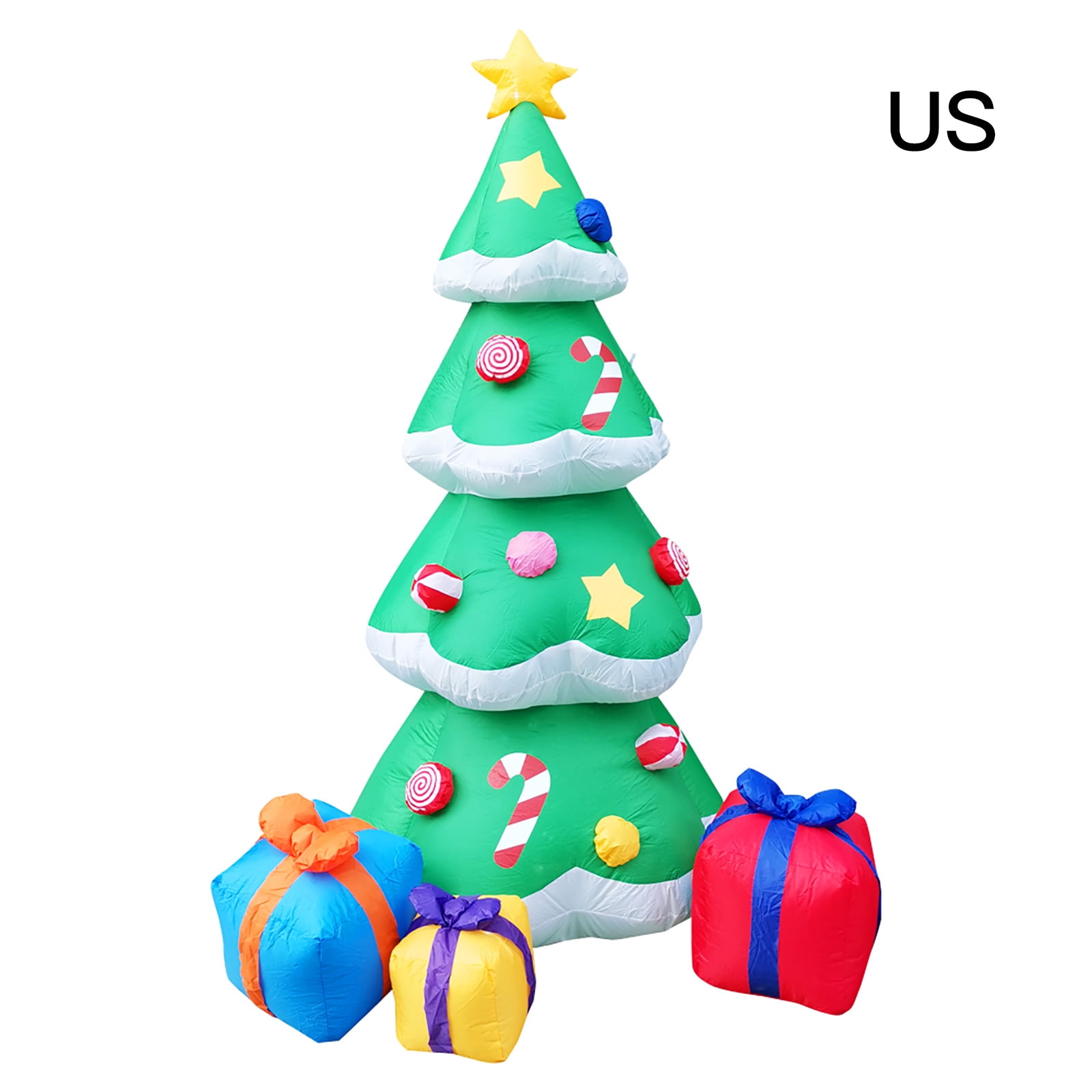 Buyweek LED Christmas Inflatable Tree,Inflatable Christmas Tree Blow
