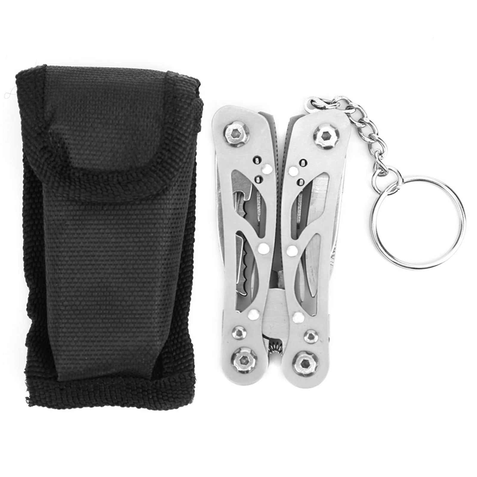 Buyweek Multifunctional Pocket Size Folding Plier Knife Screwdriver