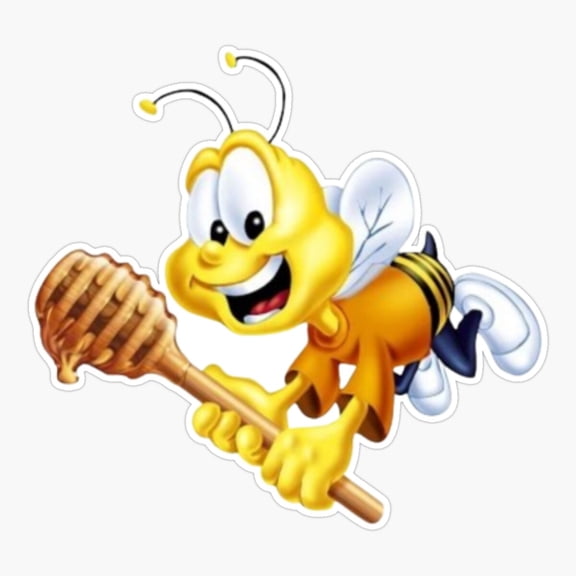 Buzz Bee Honey Nut Cereal Vinyl Decal Sticker