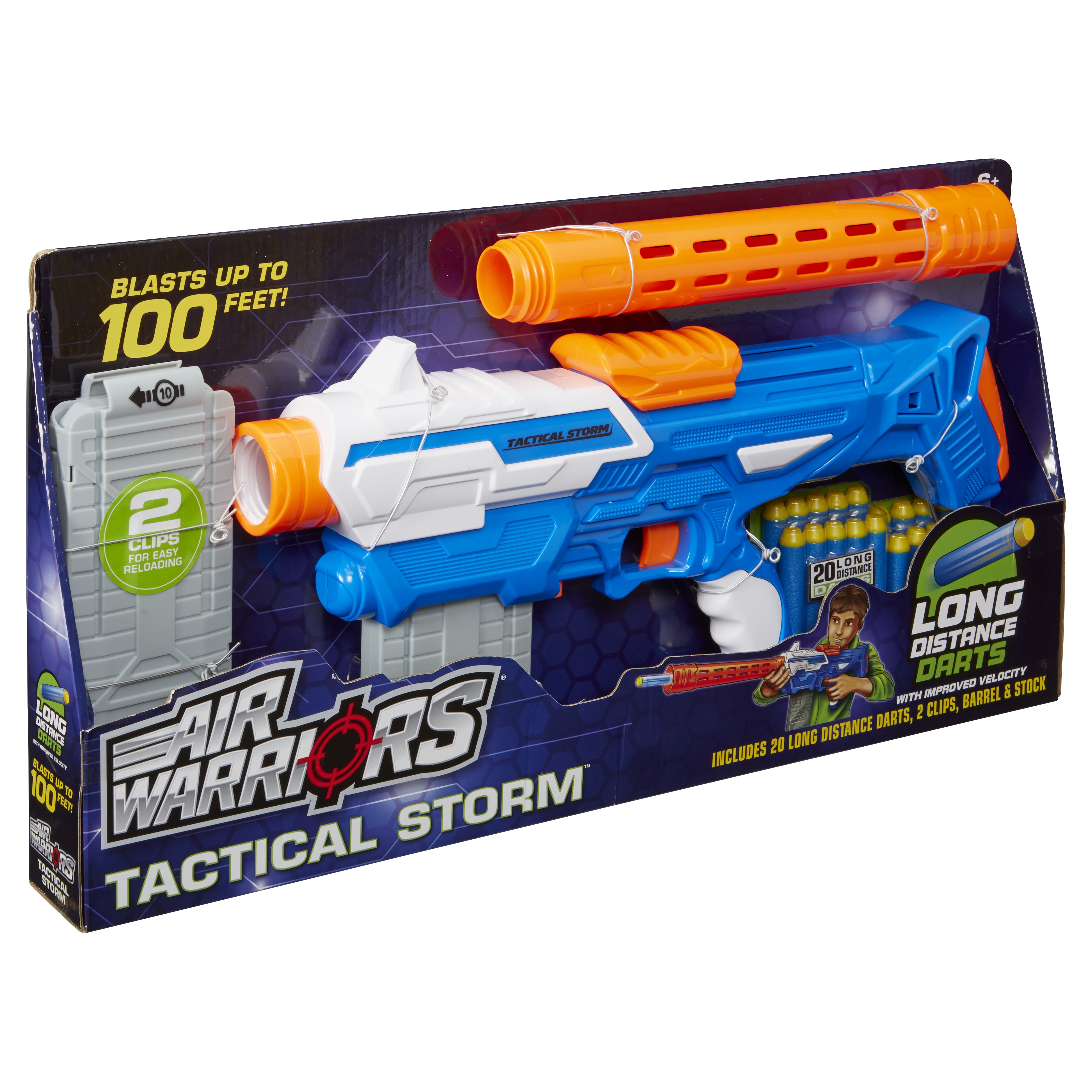 God følelse Revision Erobrer Buzz Bee Toys Air Warriors Tactical Storm - Walmart.com