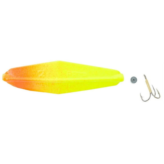 Buzz Bomb BB2-YR Buzz Bomb Yellow/Red Salmon Jig 2"