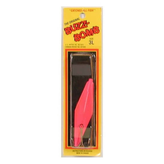 Buzz Bomb BB3L-HP Buzz Bomb Light Hot Pink Salmon Jig 3"