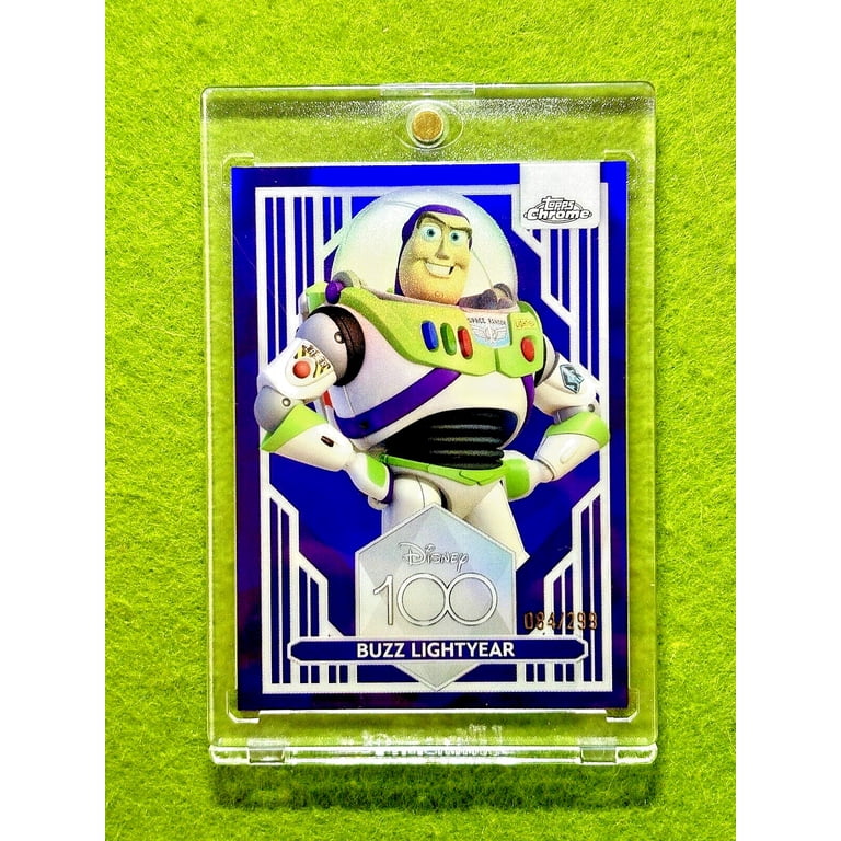 その他 topps chrome disney100 buzz refractor Buzz LightYear DISNEY 100 PURPLE REFRACTOR #/299 ToyStory CARD